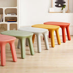 Ergonomic Plastic Kids Art Desk with Matching Chair in Solid Colors
