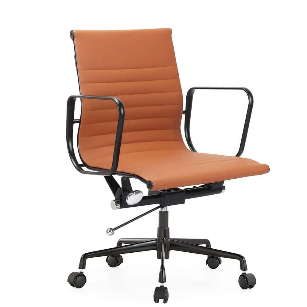 ErgoOne Ergonomic Office Chair with Faux or Genuine Leather Backrest