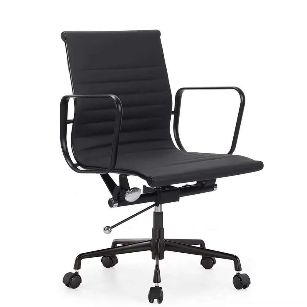 ErgoOne Ergonomic Office Chair with Faux or Genuine Leather Backrest