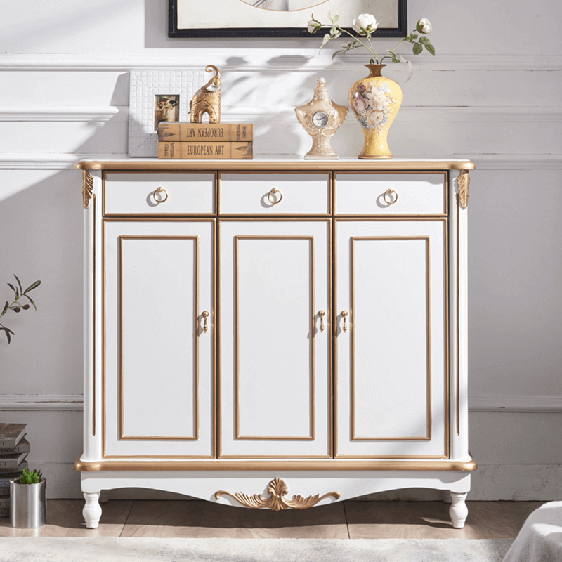 European Style Shoe Cabinet With Top-Drawers & Soft-Close Doors Main Product Image Main image