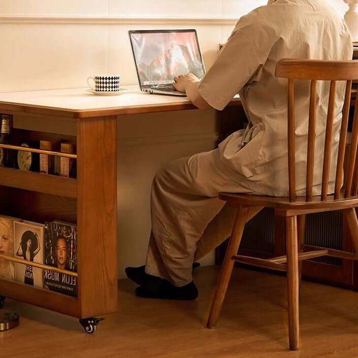 Extendable Kitchen Island With Sintered Stone Top