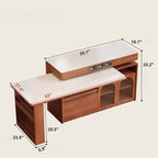 Extendable Kitchen Island With Sintered Stone Top Dimensions