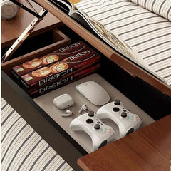 Extra-Long Over Bed Table With Tiltable Work Surface