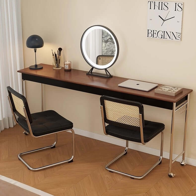 Extra-Long Over Bed Table With Tiltable Work Surface