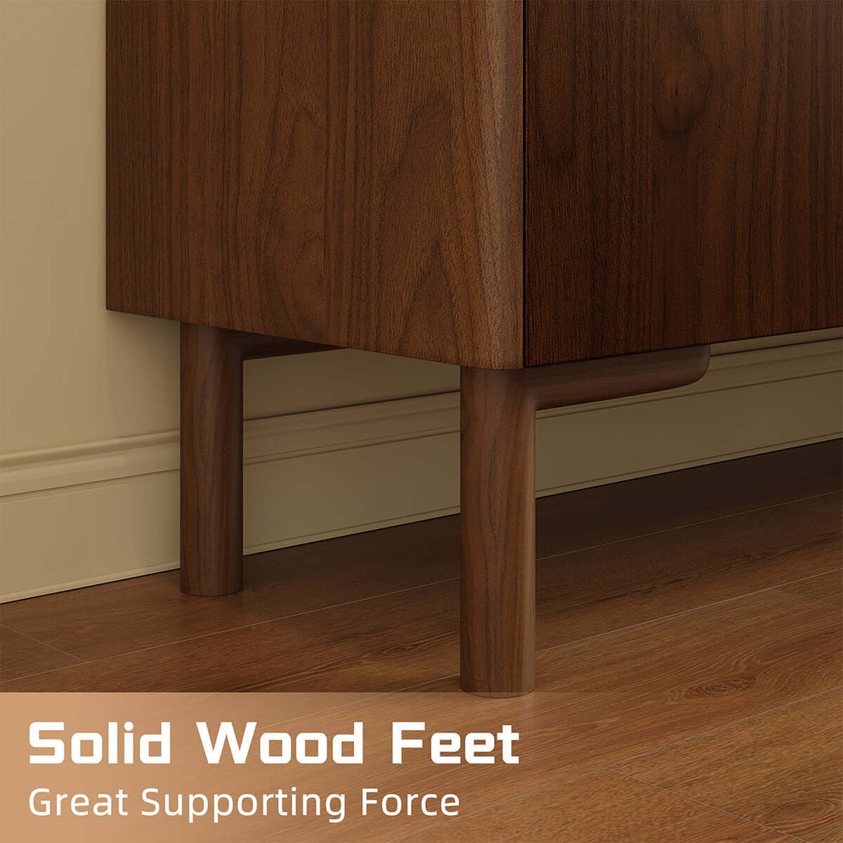 Cocochairs Modern Sideboard Credenza – Entryway, Living Room & Dining Storage Cabinet