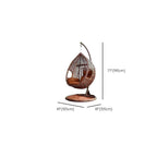 Oxidation resistant tropical magenta and grey basket alloy framed porch swing with stand and cushions