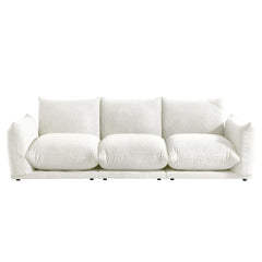 Modern Modular Cloud Sectional Couch Lambswool Fabric Chaise Oversized Sofa