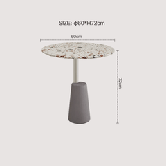 Stylish Modern Terrazzo Coffee Table - Ideal for Cozy Gatherings