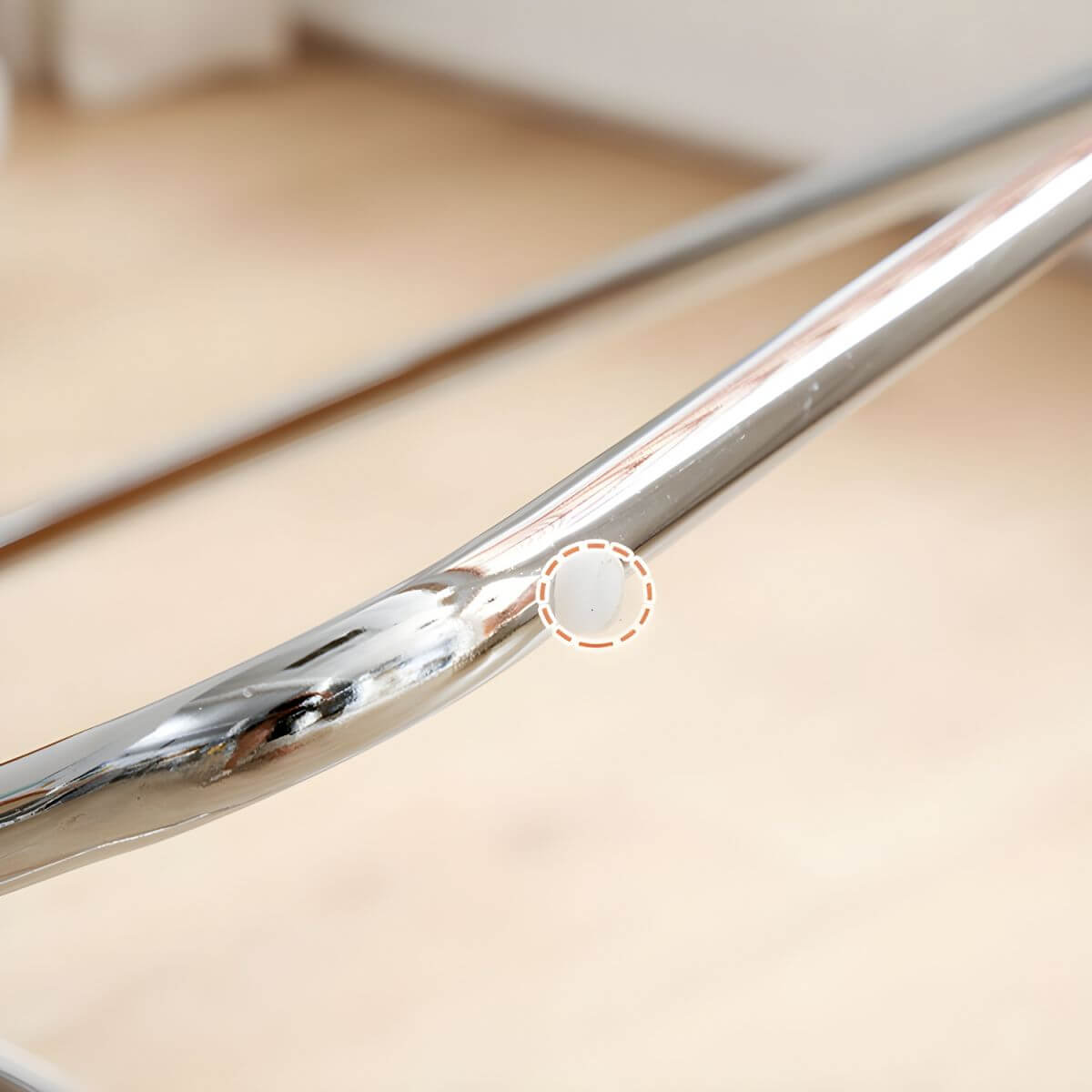 Modern collapsible open back side chair made of plastic and acrylic, ideal for kitchen and dining areas