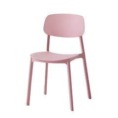 1 Piece Scandinavian Plastic & Acrylic Open Back Kitchen & Dining Side Chair Dining Chairs