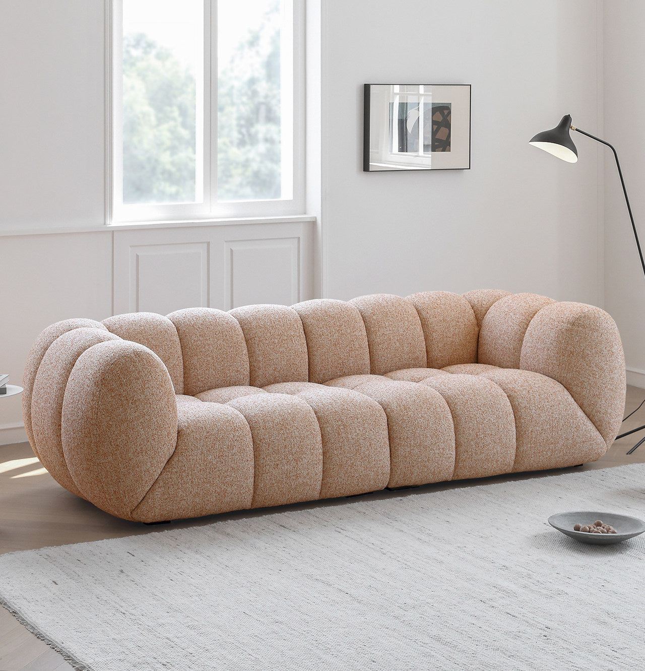 Luxurious Vintage Marshmallow Sofa - Unmatched Comfort & Support for Your Living Space