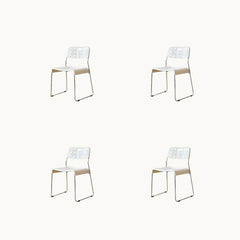 Modern Stackable Garden Kitchen & Dining Plastic & Acrylic Side Chair Dining Chairs