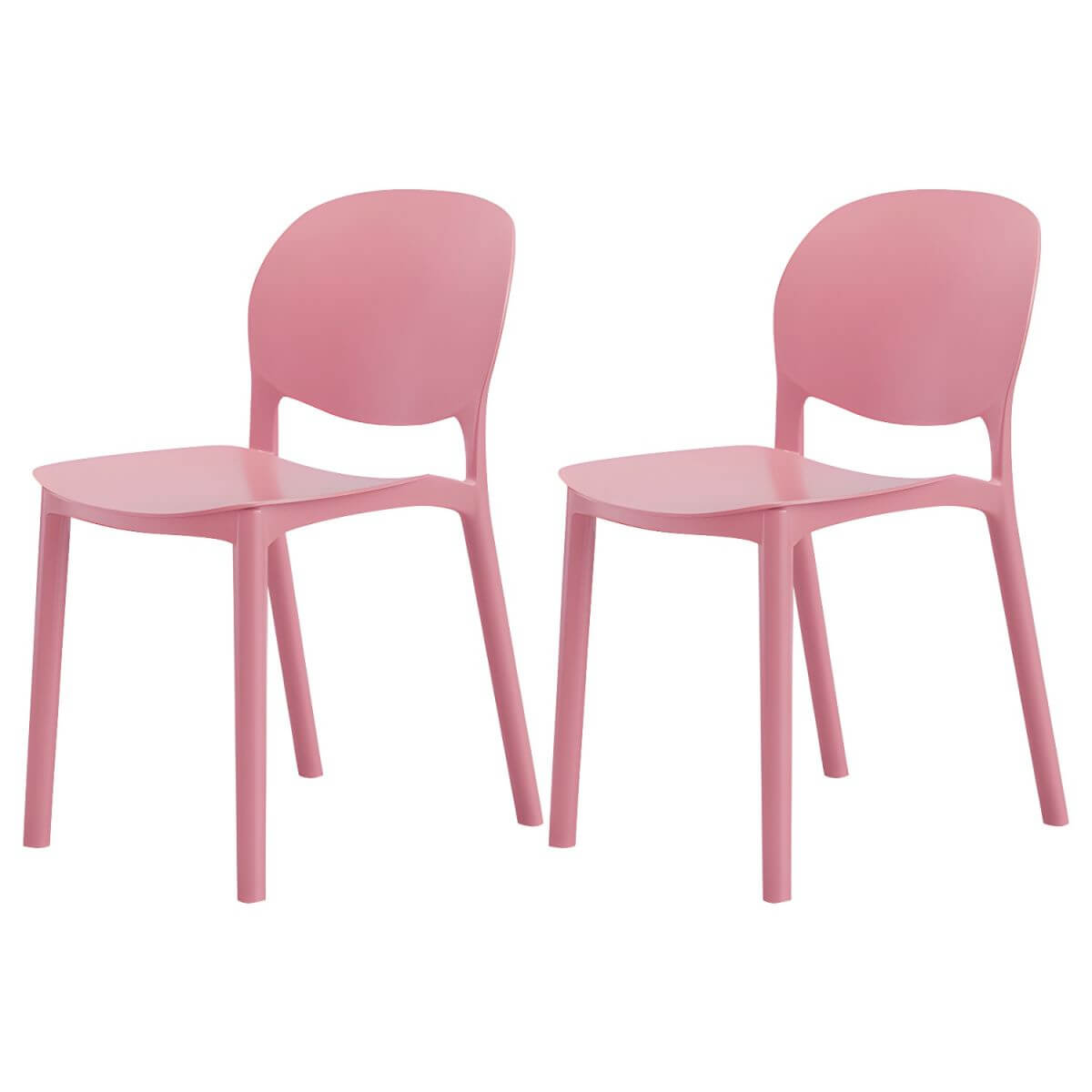 Stackable Nordic dining chair with acrylic legs and ergonomic backrest for modern dining rooms