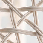 Ivory and dove grey porch swing with alloy stand and comfortable pads