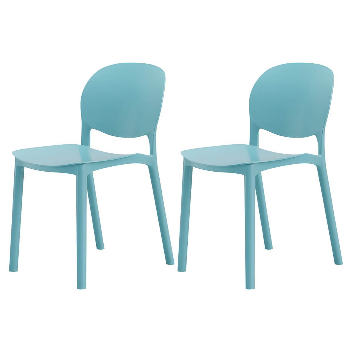 Stackable Nordic dining chair with acrylic legs and ergonomic backrest for modern dining rooms
