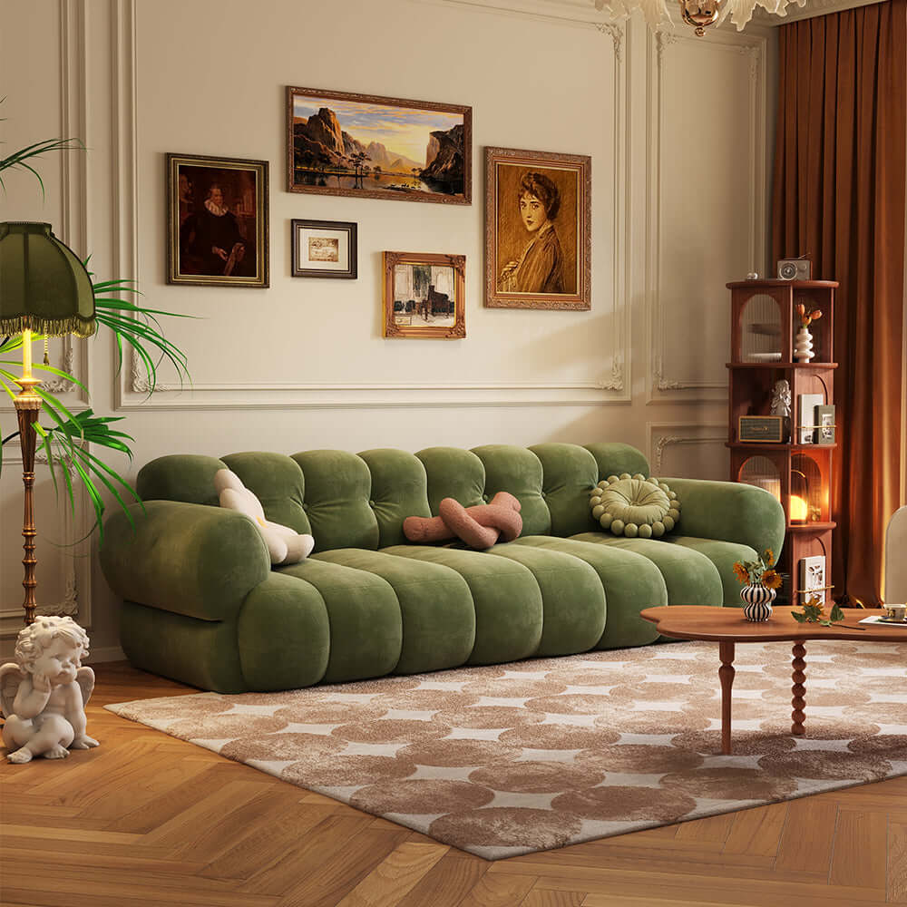 Vintage Marshmallow sofa offering ultimate comfort and support with stylish design