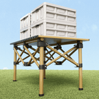 Foldable outdoor dining set with chairs and table, ideal for camping and backyard BBQs