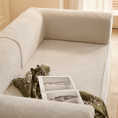 Soft Velvet 3-Seater Sofa Bed - Elegant Modern Design with Easy Maintenance
