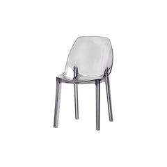 Home Indoor Armless Dining Chairs Acrylic Side Parsons Chair Dining Chairs
