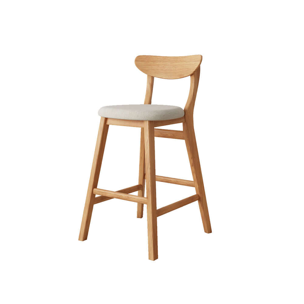 Expandable solid wood bar table with adjustable length for versatile home use