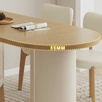 Expandable modern minimalist dining table and chair set perfect for small spaces