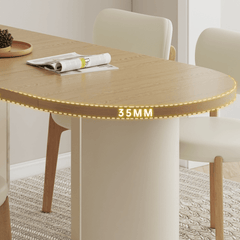 Modern Minimalist Expandable Dining Table and Chair Set