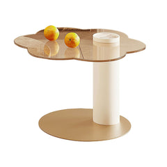 Petal-shaped High Coffee Table Sofa Side Table for Living Room Home Decor