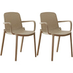 Acrylic modern plastic dining chair with solid back, 32 inches high, ideal for restaurant seating
