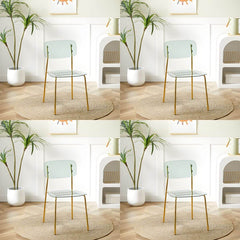 Contemporary Acrylic Dining Chair for Living Room and Kitchen Dining Chairs