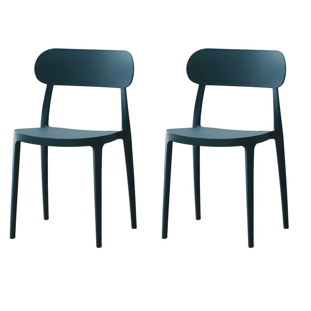 Modern Scandinavian dining chair made of plastic and acrylic, perfect for kitchen and dining areas