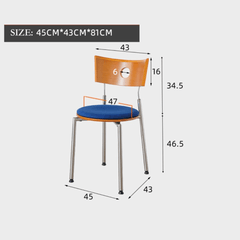 Elegant Retro-Style Dining Table with Smooth Edges - Ideal for Family Meals and Work