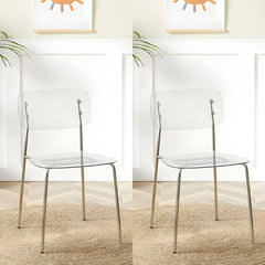 Contemporary Acrylic Dining Chair for Living Room and Kitchen Dining Chairs