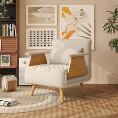 3-in-1 Folding Sofa Chair Bed with Armrests – 3 Sizes Available