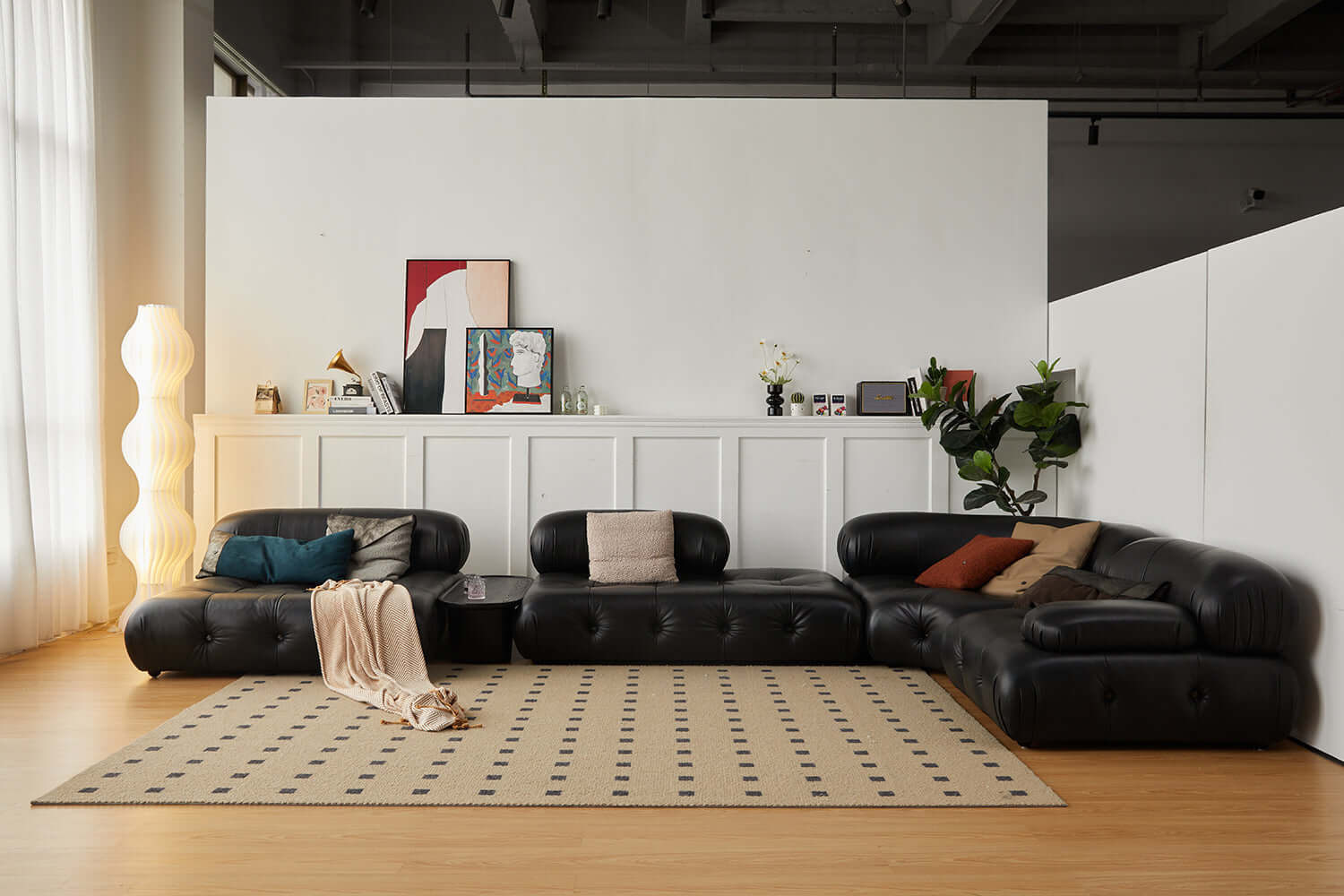 Modern modular sectional sofa featuring luxury design and customizable fabric options