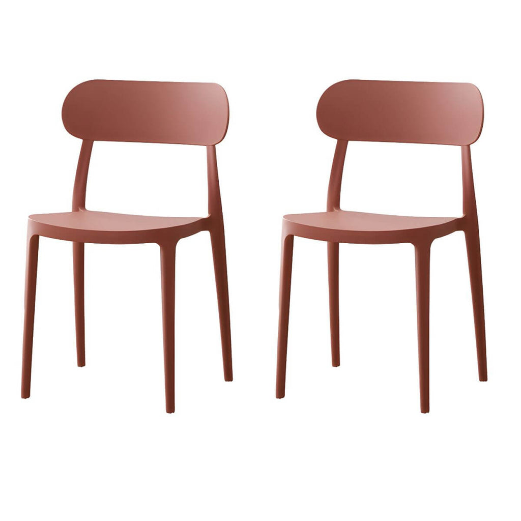 Modern Scandinavian dining chair made of plastic and acrylic, perfect for kitchen and dining areas