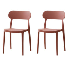 Modern Scandinavian Plastic & Acrylic Kitchen & Dining Chair Dining Chairs