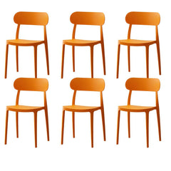 Modern Scandinavian Plastic & Acrylic Kitchen & Dining Chair Dining Chairs