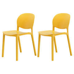 Nordic Backrest Stackable Chair with Acrylic Legs for Dining Room Dining Chairs