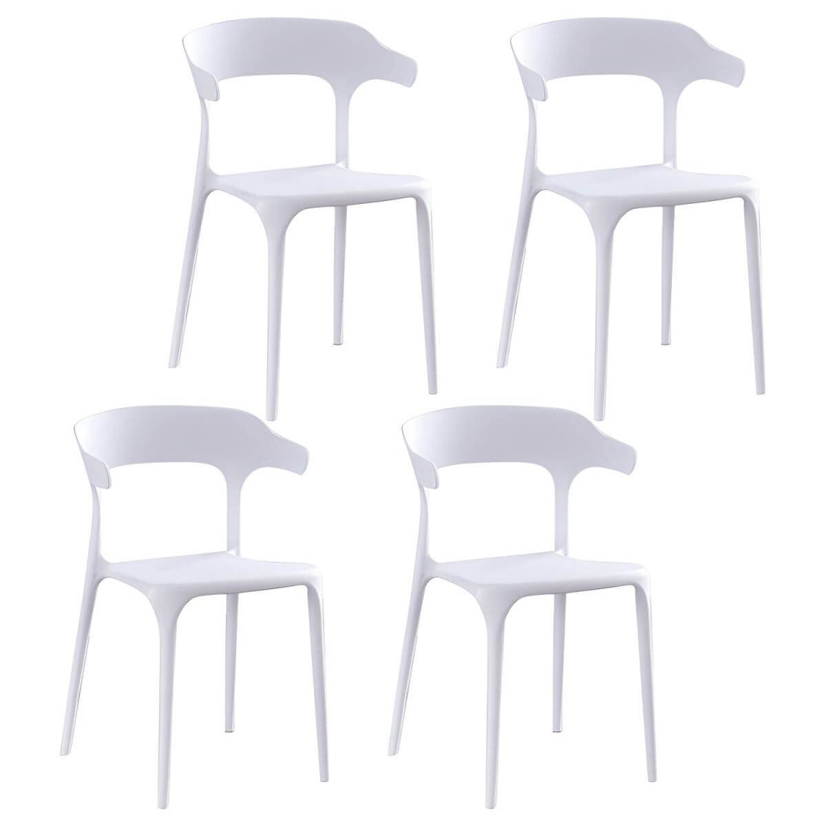 Acrylic Nordic dining chair with backrest and armrests, featuring clear acrylic legs