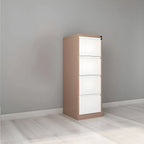 Fire-Resistant Metal File Cabinet With Lockable Vertical Storage
