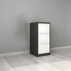 Fire-Resistant Metal File Cabinet With Lockable Vertical Storage