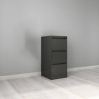 Fire-Resistant Metal File Cabinet With Lockable Vertical Storage