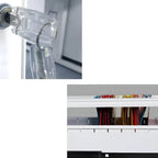 Fire-Resistant Metal File Cabinet With Lockable Vertical Storage