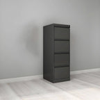 Fire-Resistant Metal File Cabinet With Lockable Vertical Storage
