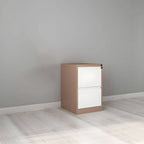 Fire-Resistant Metal File Cabinet With Lockable Vertical Storage