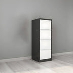 Fire-Resistant Metal File Cabinet With Lockable Vertical Storage