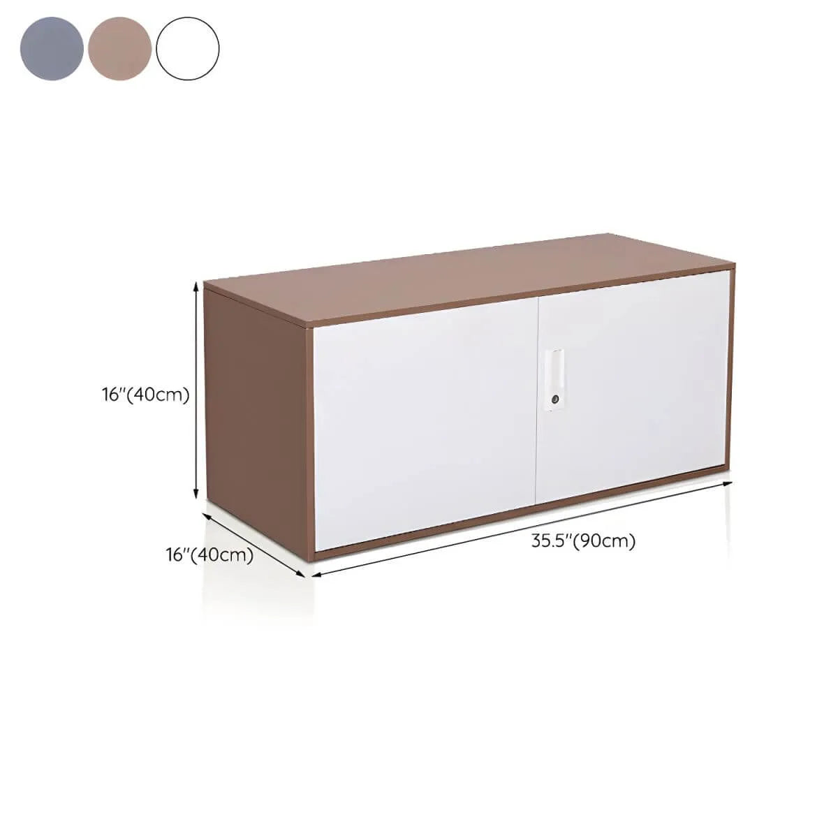 Fire-Resistant Metal Lateral Storage Cabinet With Key Lock Dimensions