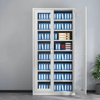 Fireproof Steel Storage Cabinet Series With Glass Doors and Lock