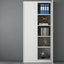 Fireproof Steel Storage Cabinet Series With Glass Doors and Lock