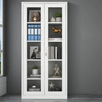 Fireproof Steel Storage Cabinet Series With Glass Doors and Lock